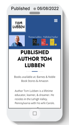 Link to Tom Lubben's author website